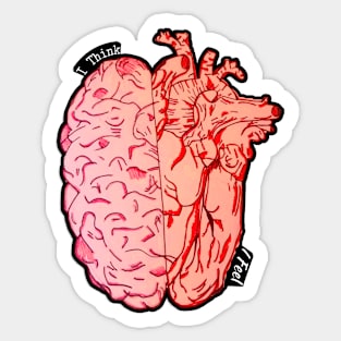 I Think I Feel Sticker